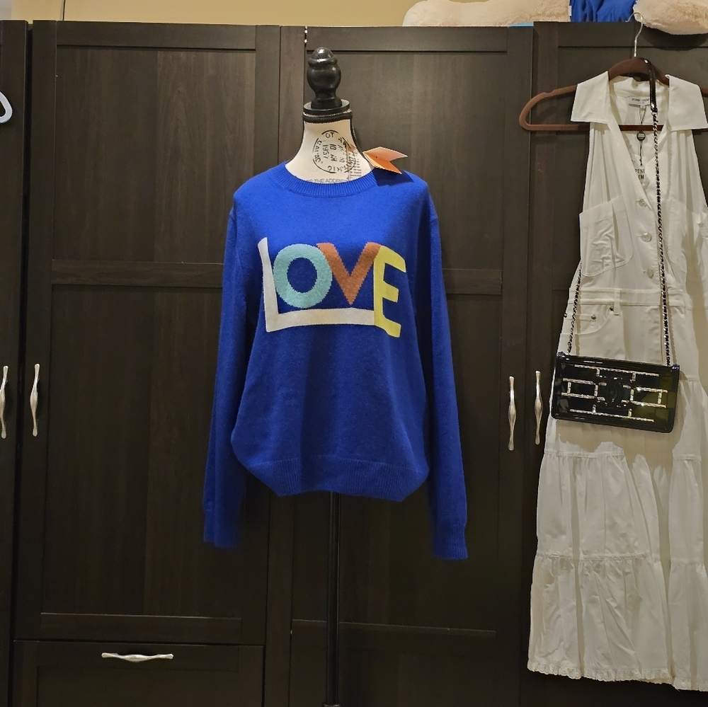 Chinti & Parker Cashmere " Love" Sweater Size Large New W/ Tags Retails $295 - Picture 3 of 5